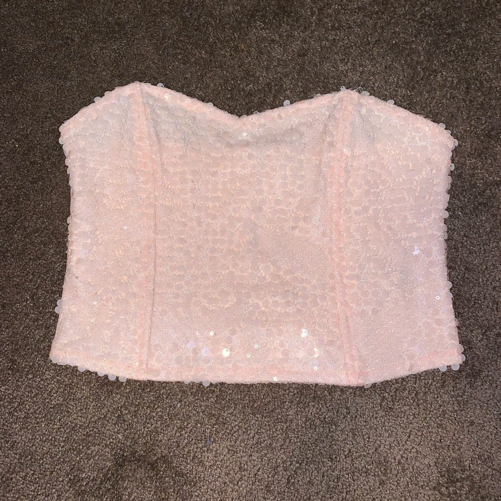 Sequined corset